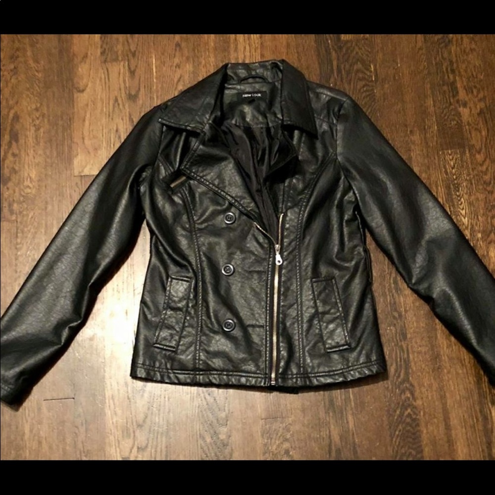 Faux Leather Jacket